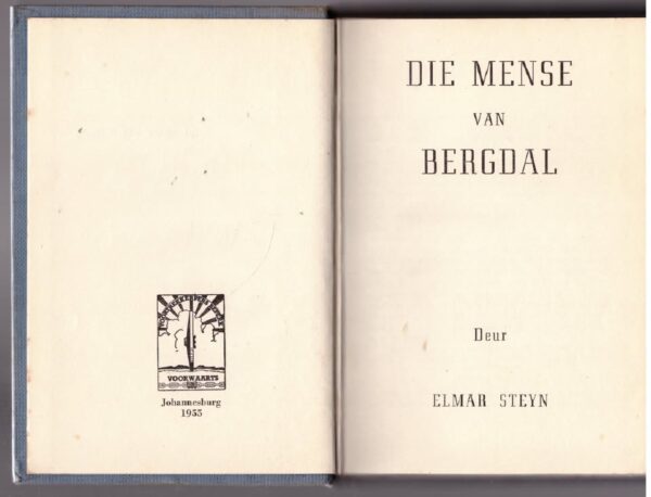Die Mense Van Bergdal — Elmar Steyn secondhand book