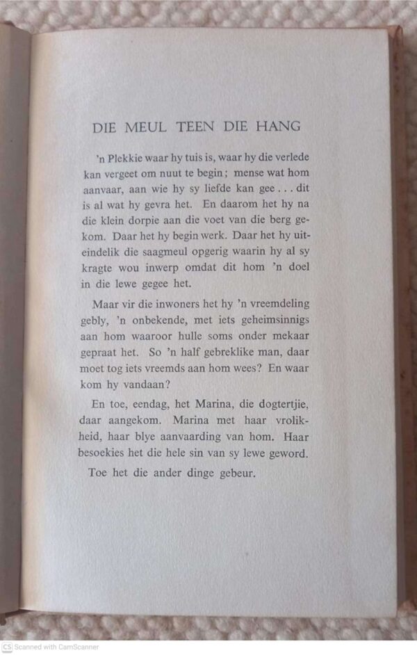 Die Meul Teen Die Hang: ‘n Novelle – André P. Brink secondhand book