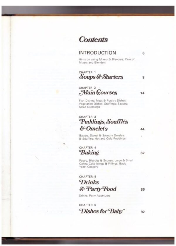 The Mixer Cook Book — Sonia Allison secondhand book