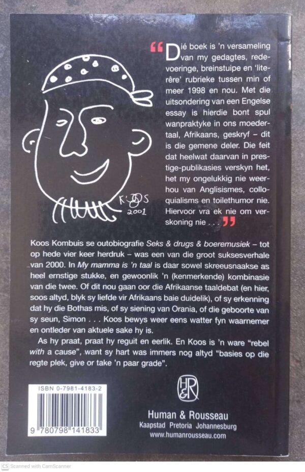 My Mamma Is ‘n Taal — Koos A. Kombuis secondhand book