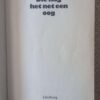 Die Nag Het Net Een Oog – François Bloemhof secondhand book
