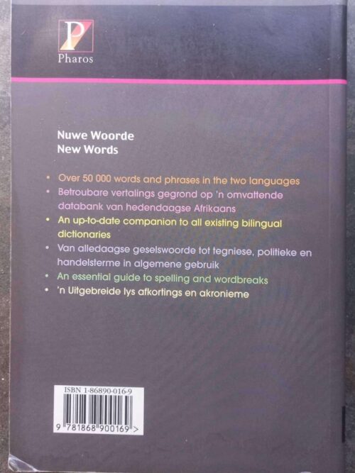Pharos New Words / Nuwe Woorde secondhand book