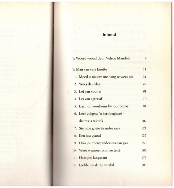 Op Pad Met Mandela5 Op Pad Met Mandela: 15 Lewenslesse — Richard Stengel secondhand book