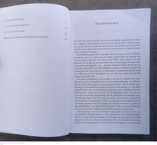 Os: Die Outobiografie6 Os: Die Outobiografie — Os du Randt, Chris Schoeman secondhand book