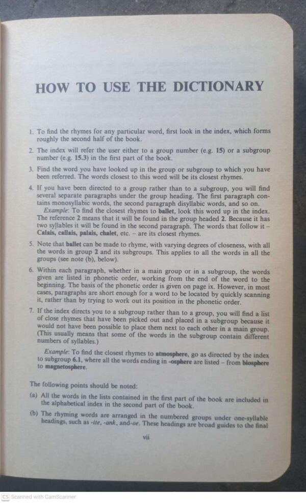 The Penguin Rhyming Dictionary — Rosalind Fergusson secondhand book