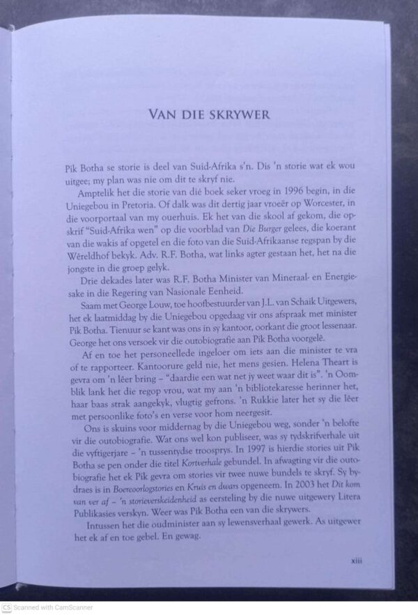 Pik Botha En Sy Tyd — Theresa Papenfus secondhand book