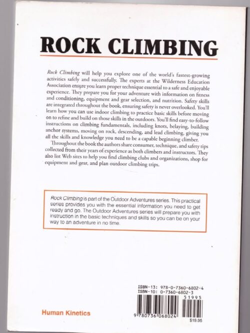 Rock Climbing — ‎Timothy W. Kidd, ‎Jennifer Hazelrigs secondhand book