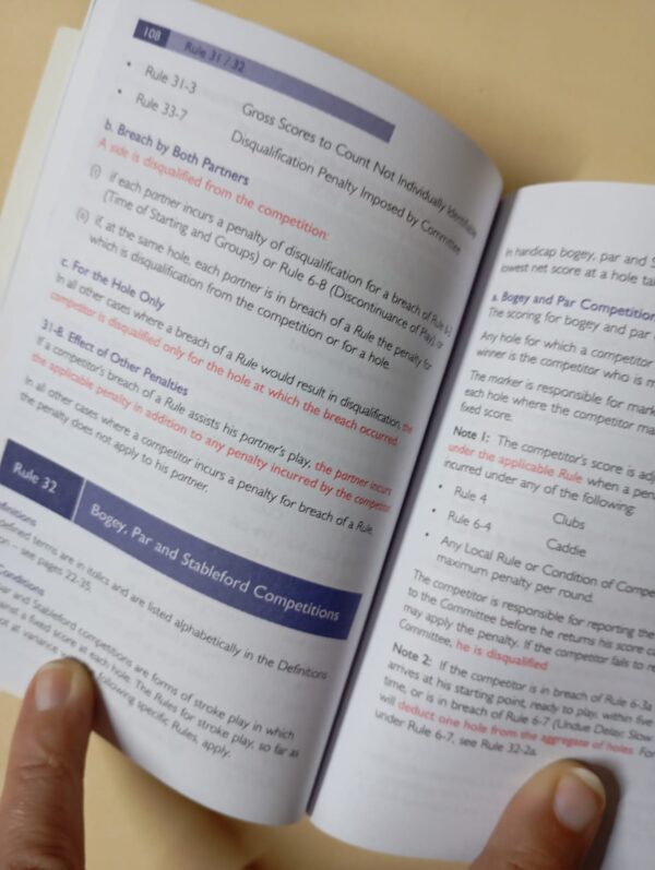 Rules Of Golf 2013-2015 – R&A secondhand book