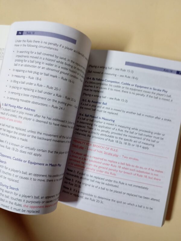 Rules Of Golf 2013-2015 – R&A secondhand book