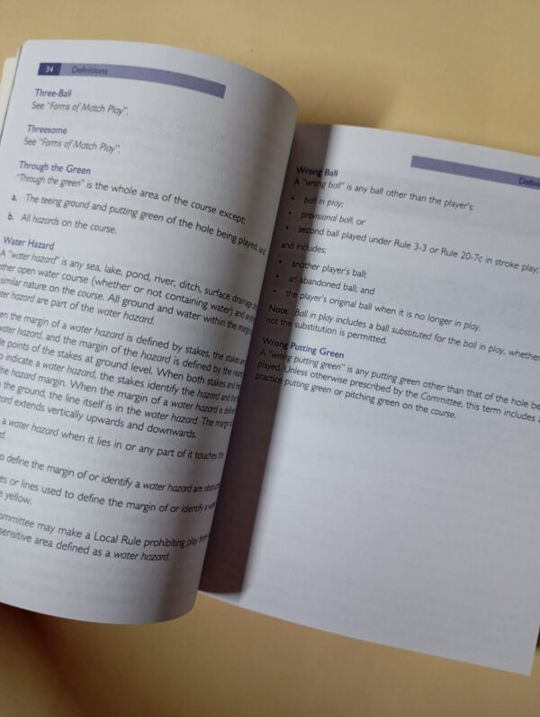 Rules Of Golf 2013-2015 – R&A secondhand book