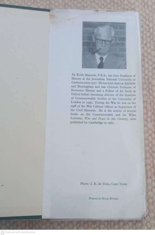 Smuts, Vol. 1: The Sanguine Years 1870-1919 — W. K. Hancock secondhand book