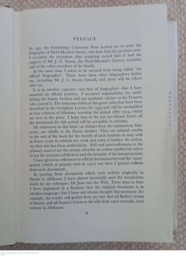 Smuts, Vol. 1: The Sanguine Years 1870-1919 — W. K. Hancock secondhand book