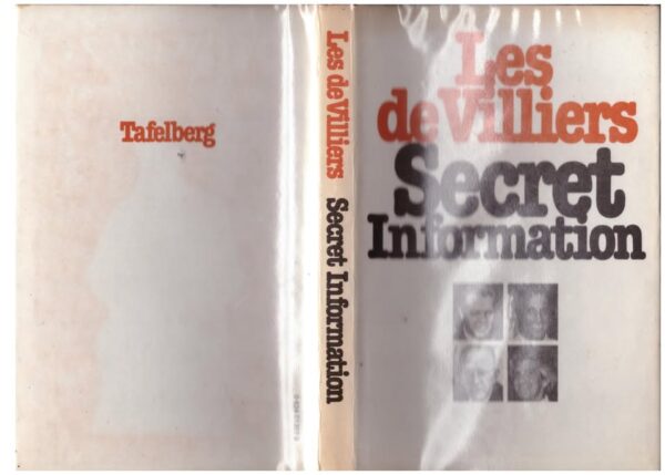Secret Information2 Secret Information — Les De Villiers secondhand book
