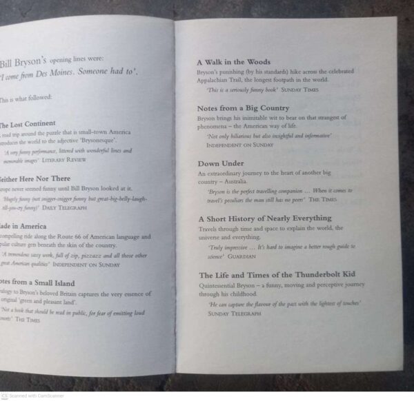 Short History of Nearly Everything4 A Short History Of Nearly Everything — Bill Bryson secondhand book