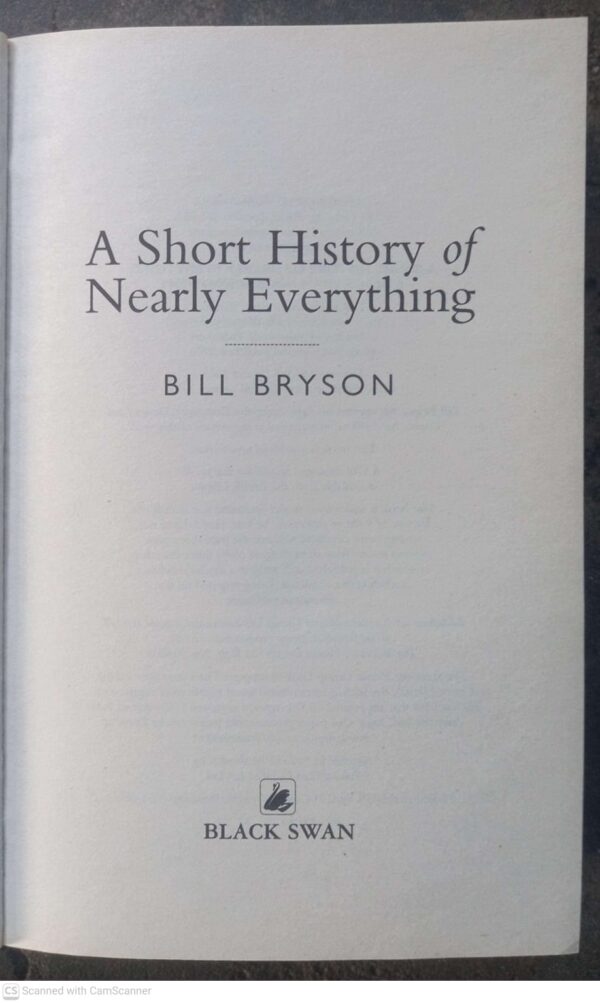 Short History of Nearly Everything5 A Short History Of Nearly Everything — Bill Bryson secondhand book