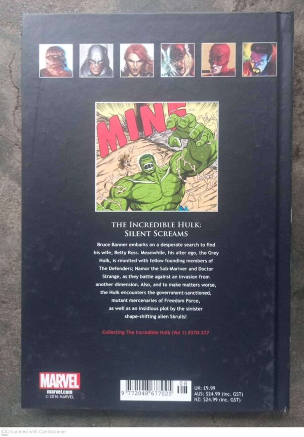 Silent Screams2 The Incredible Hulk: Silent Screams (Marvel Ultimate Graphic Novels Collection, Vol. 51 secondhand book