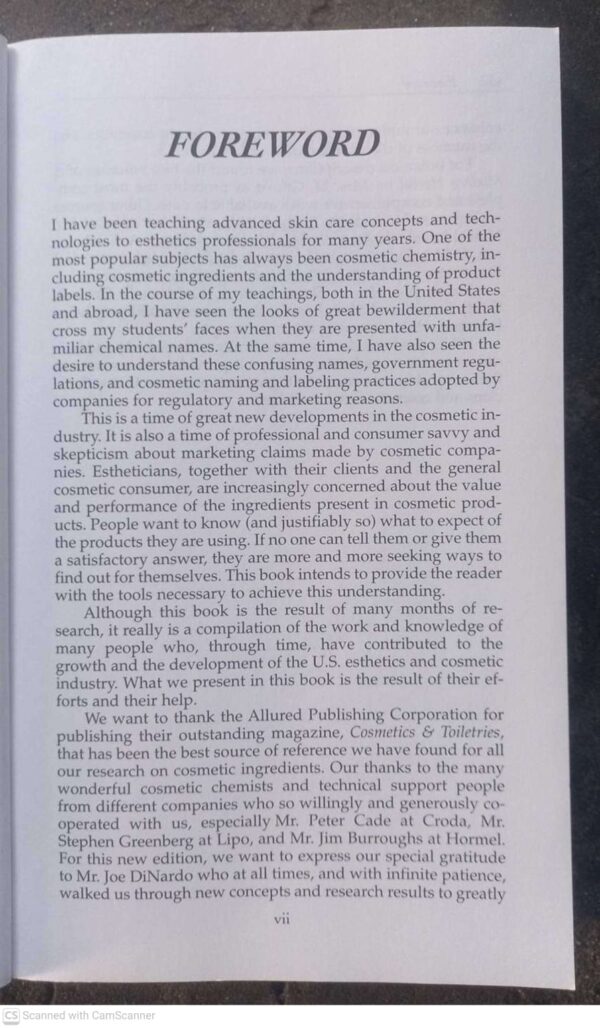 Skin Care and Cosmetic Ingredients Dictionary5 Skin Care And Cosmetic Ingredients Dictionary — Natalia Michalun, Varinia Michalun secondhand book