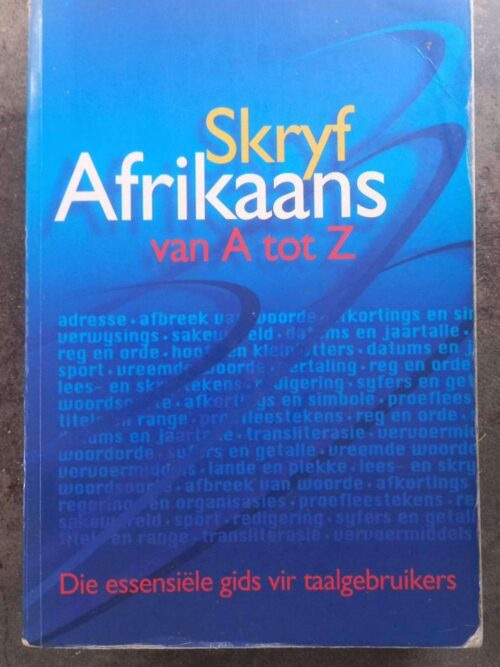Skryf Afrikaans Van A-Z — Dalene Muller secondhand book