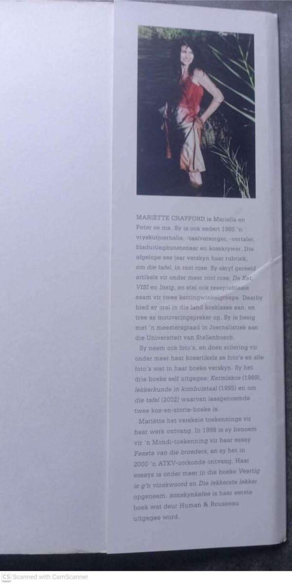 Sonskynkafee: ‘n Besoekersboek Met Kos En Stories — Mariëtte Crafford secondhand book