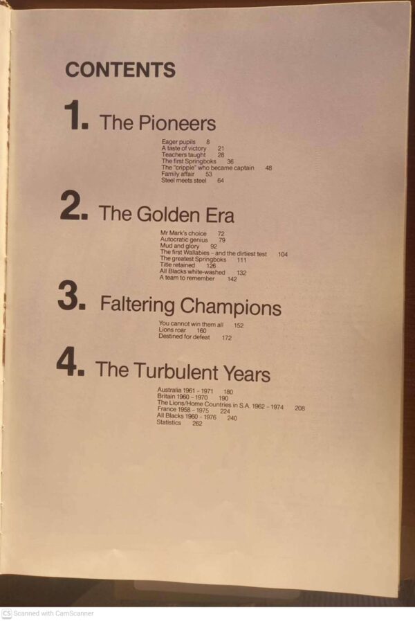 Springbok Saga6 Springbok Saga: A Pictorial History From 1891 — Chris Greyvenstein secondhand book