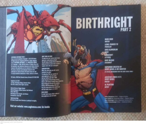 Superman, Birthright, Part 1 & 2 (DC Comics Graphic Novel Collection, Vol. 40 & 41) secondhand book