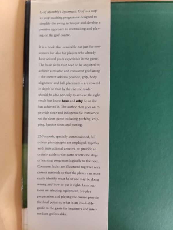 Systematic Golf – Mike Palmer secondhand book