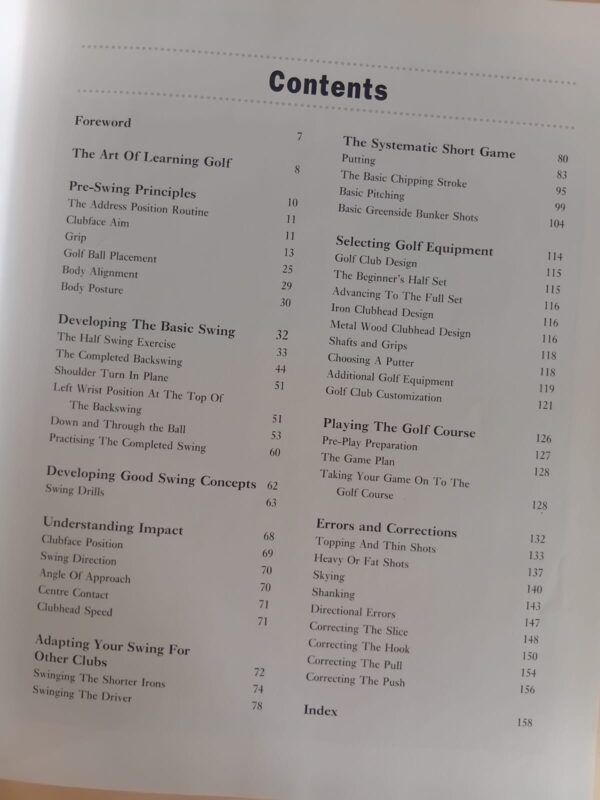 Systematic Golf – Mike Palmer secondhand book