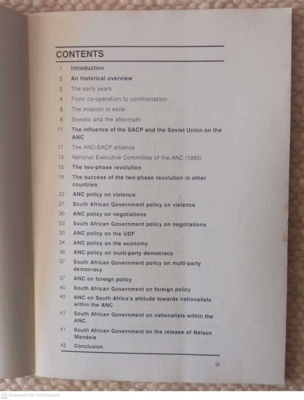 Talking With The ANC secondhand book