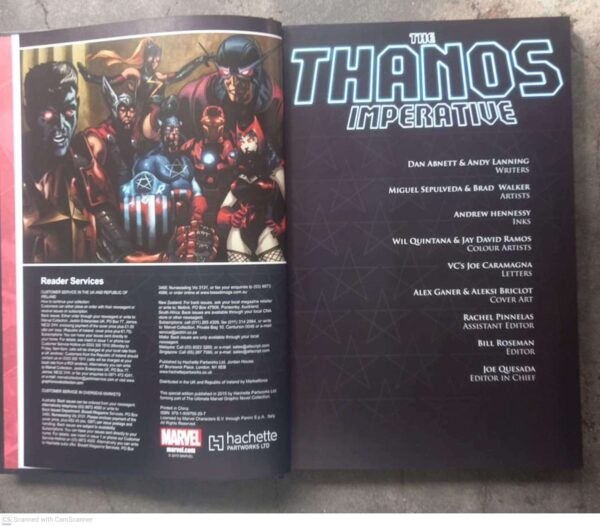 The Thanos Imperative (Marvel Ultimate Graphic Novels Collection, Vol. 64) secondhand book