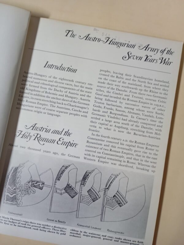 The Austro-Hungarian Army Of The Seven Years War – Albert Seaton secondhand book