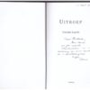 Uitroep — Trienke Laurie **GETEKEN** secondhand book