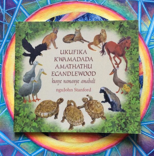 Ukufika - Cover Ukufika Kwamadada Amathathu eCandlewood – nguJohn Stanford secondhand book