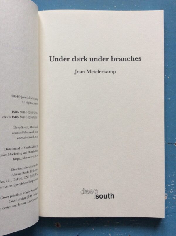 Under Dark Under Branches – Joan Metelerkamp secondhand book