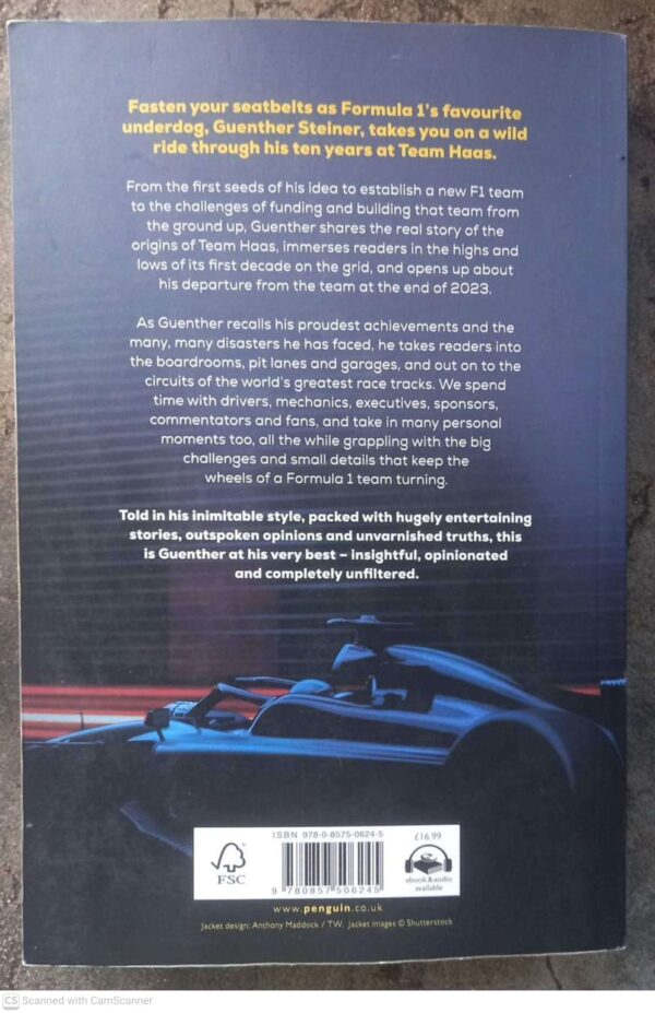 Unfiltered2 Unfiltered: My Incredible Decade In Formula 1 — Guenther Steiner secondhand book