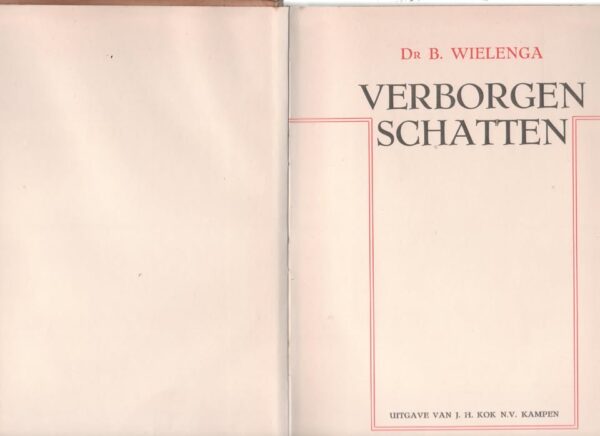 Verborgen schatten4 Verborgen Schatten — B. Wielenga secondhand book