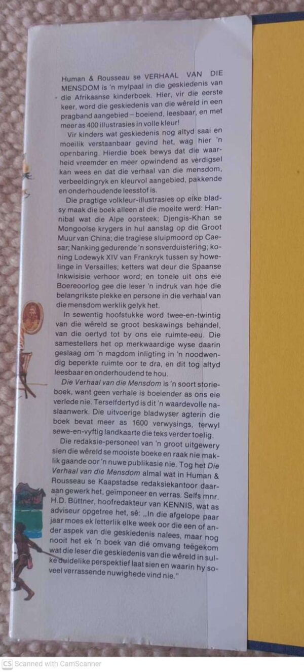 Die Verhaal Van Die Mensdom — P.S. Fry Et Al. secondhand book