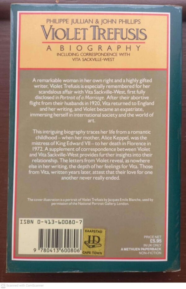 Violet Trefusis2 Violet Trefusis — Philippe Jullian, John Phillips secondhand book