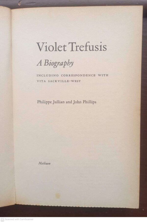 Violet Trefusis3 Violet Trefusis — Philippe Jullian, John Phillips secondhand book