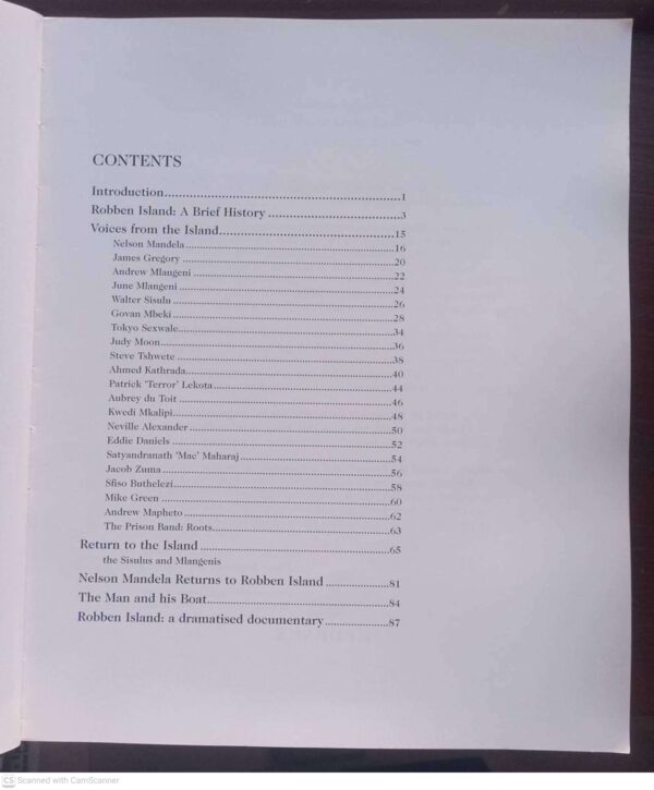 Voices From Robben Island4 Voices From Robben Island — Jurgen Schadeberg secondhand book