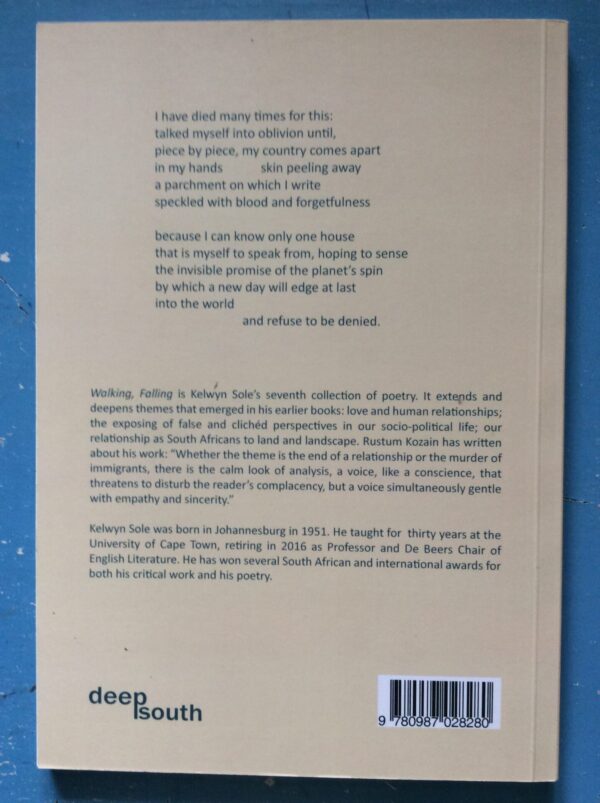 Walking, Falling – Kelwyn Sole secondhand book