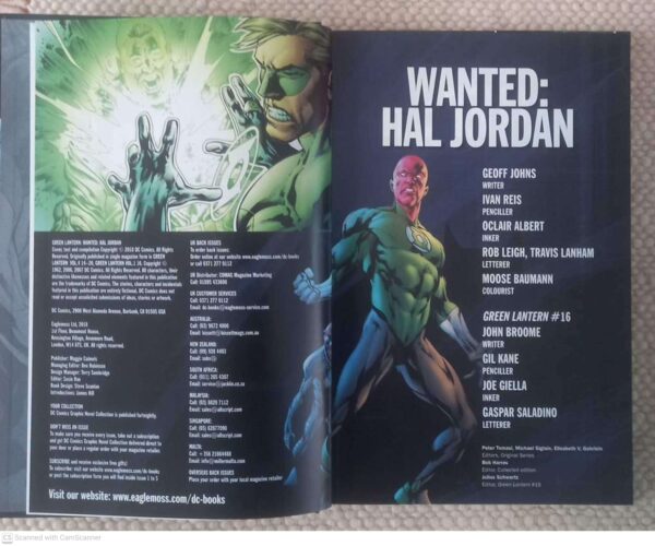 Green Lantern: Wanted – Hal Jordan (DC Comics Graphic Novel Collection, Vol. 72) secondhand book