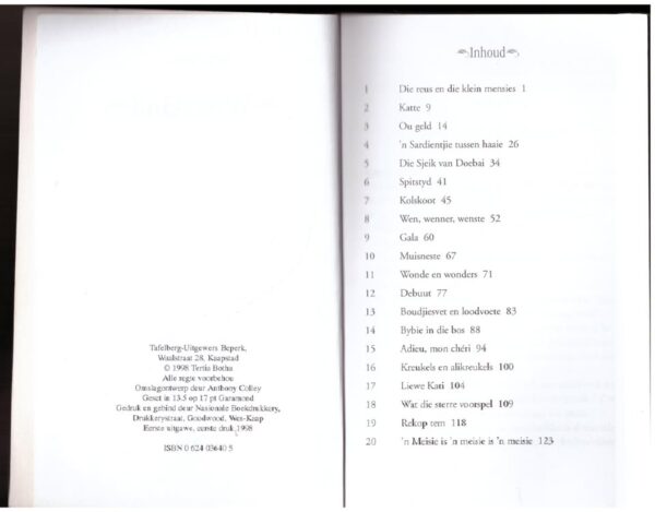 Waterkind — Tertia Botha secondhand book