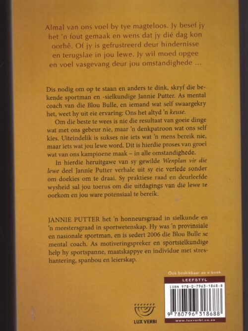 Wenplan Vir Die Lewe — Jannie Putter secondhand book