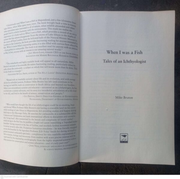 When I Was A Fish: Tales Of An Ichthyologist. — Mike Bruton secondhand book