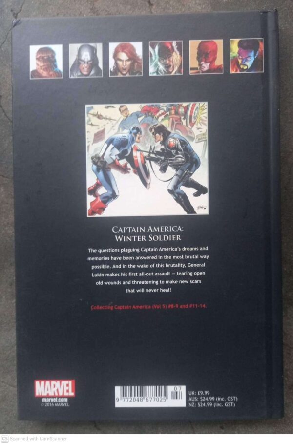 Captain America: Winter Soldier (Marvel Ultimate Graphic Novels Collection, Vol. 84) secondhand book