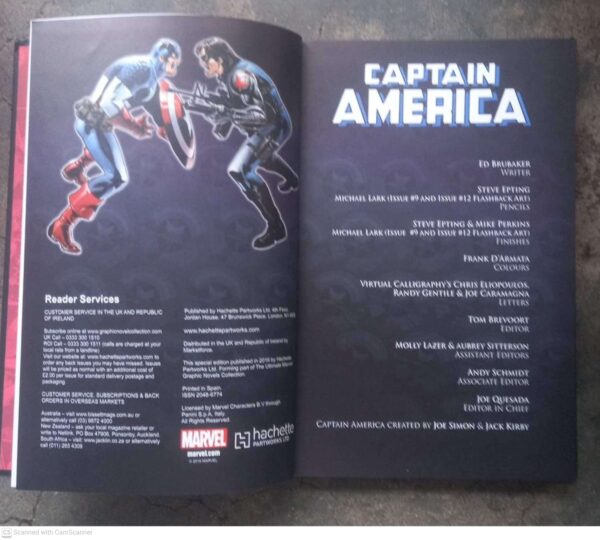 Captain America: Winter Soldier (Marvel Ultimate Graphic Novels Collection, Vol. 84) secondhand book