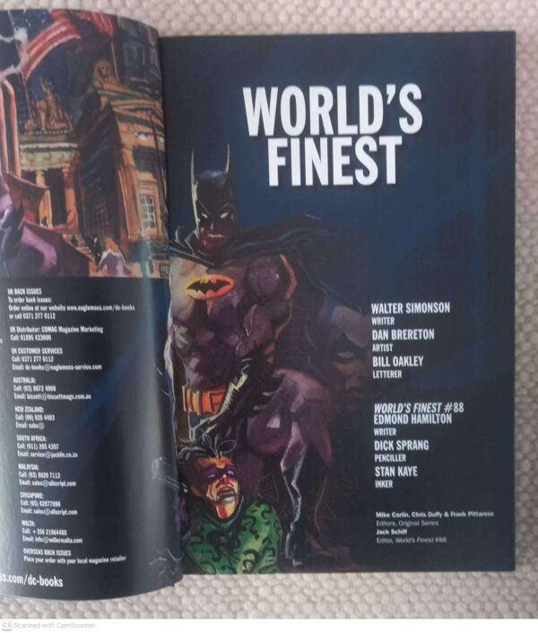 Superman / Batman: World’s Finest (DC Comics Graphic Novel Collection, Vol. 66) secondhand book