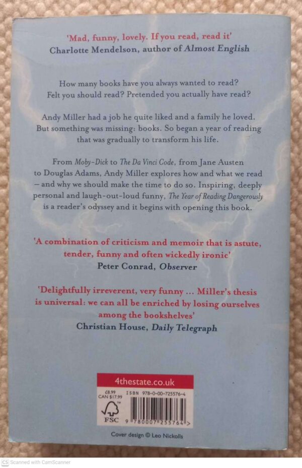 Year of Reading Dangerously2 The Year Of Reading Dangerously — Andy Miller secondhand book
