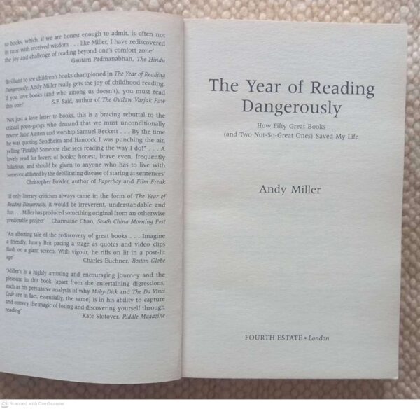 Year of Reading Dangerously5 The Year Of Reading Dangerously — Andy Miller secondhand book