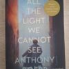 All The Light We Cannot See – Anthony Doerr secondhand book